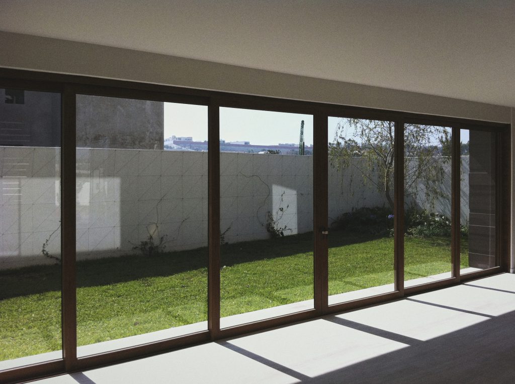 Puertas de pvc y vidrio para jardin