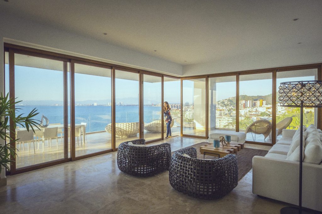 Sistema de ventanas corredizas de aluminio para departamentos