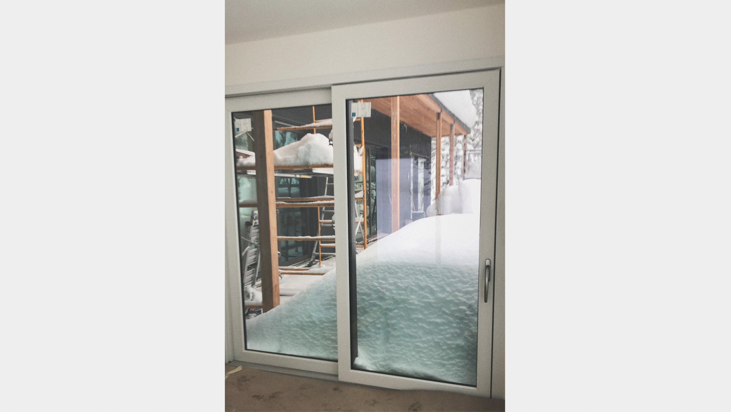 Ventana corrediza de aluminio para terraza